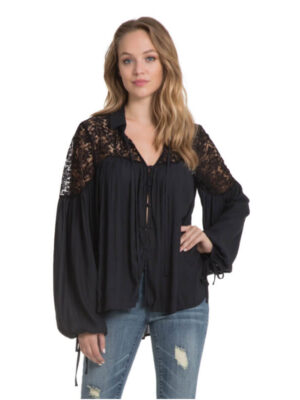 Net Blouson Top